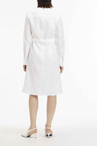 $Robe chemise en lin Blanc