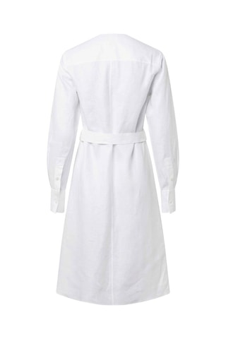 $Robe chemise en lin Blanc