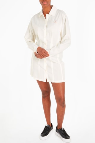 $Robe chemise Ecru