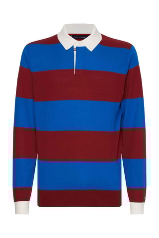 $Polo Bordeaux et bleu cobalt