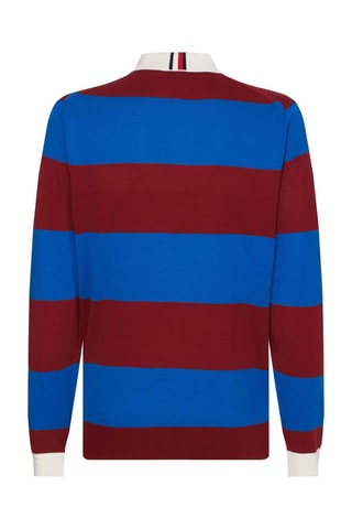 $Polo Bordeaux et bleu cobalt