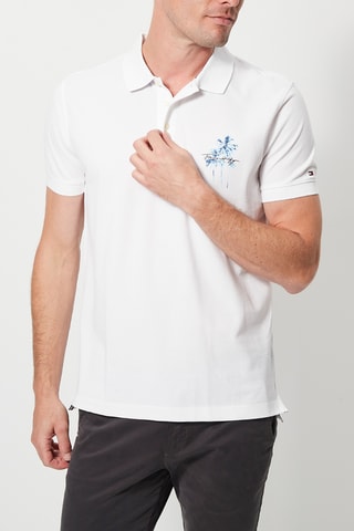 $Polo stretch Blanc