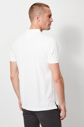 $Polo stretch Blanc