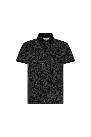 $Polo Noir et gris clair