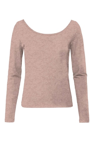 $T-shirt Beige chiné