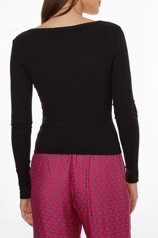 $T-shirt en coton biologique Noir