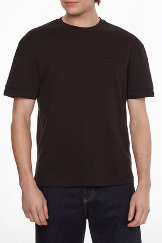 $T-shirt en coton biologique Noir