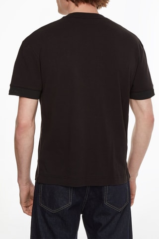 $T-shirt en coton biologique Noir