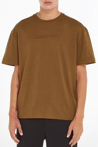 $T-shirt en coton biologique Marron