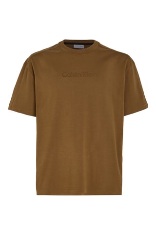 $T-shirt en coton biologique Marron