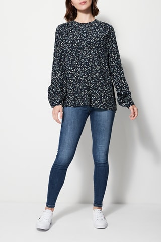 $Blouse Bleu marine