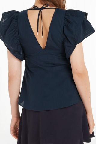 $Blouse Bleu marine
