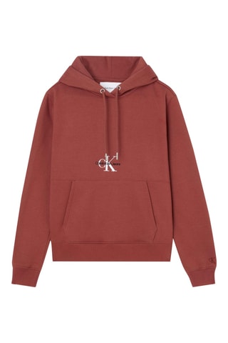 $Sweat à capuche Vieux rose