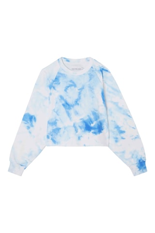 $Sweat tie and dye Blanc