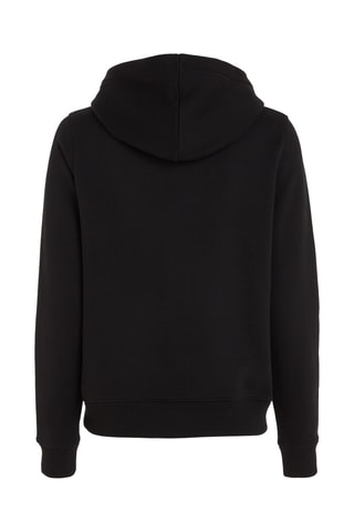 $Sweat à capuche en coton biologique Noir