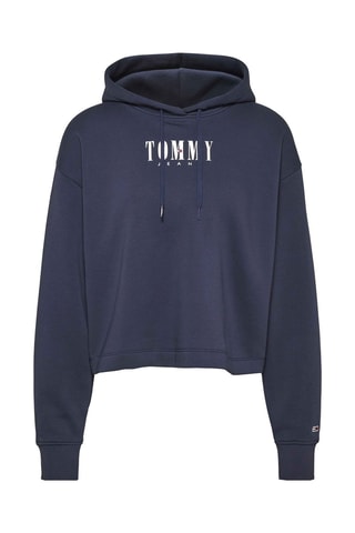 $Sweat à capuche Bleu marine