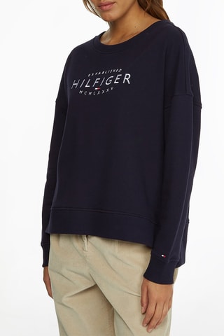 $Sweat en coton biologique Bleu nuit
