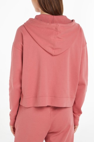 $Sweat à capuche en coton biologique Rose