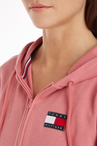 $Sweat à capuche en coton biologique Rose