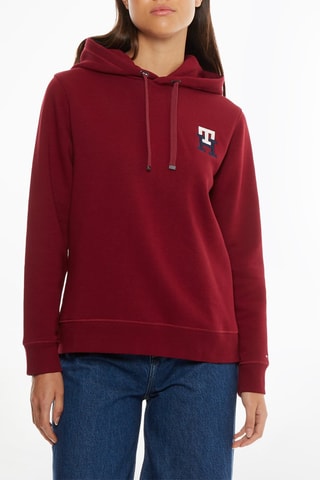 $Sweat à capuche Rouge