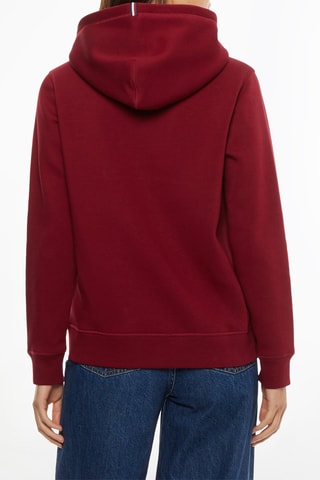 $Sweat à capuche Rouge