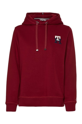 $Sweat à capuche Rouge