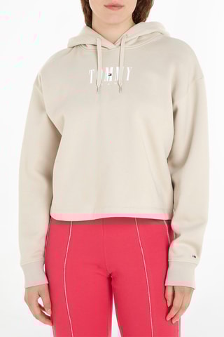 $Sweat à capuche Beige