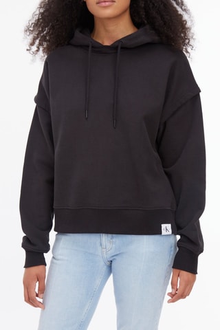 $Sweat à capuche Noir