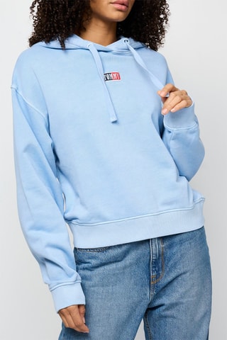 $Sweat à capuche Bleu