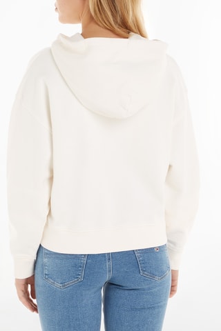 $Sweat à capuche Ecru