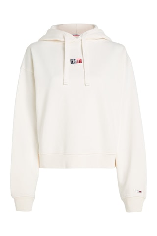 $Sweat à capuche Ecru