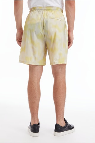 $Short tie and dye Ecru et jaune