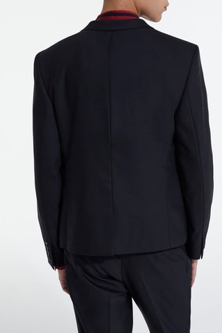 $Blazer en laine Noir