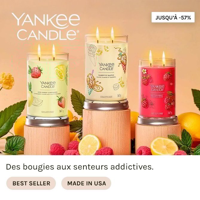 YANKEE CANDLE en soldes sur BEAUTÉ PRIVÉE