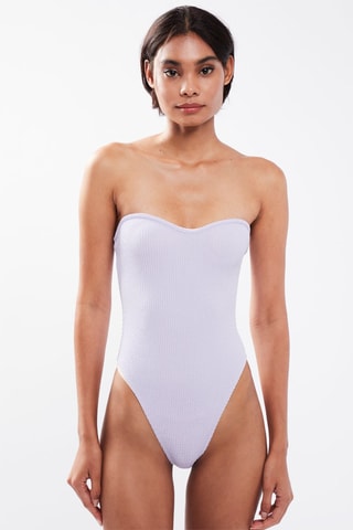 $Maillot 1 pièce - Mauve