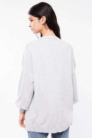$Gilet - Gris clair chiné