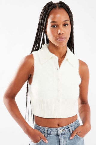 $Gilet sans manches - Blanc
