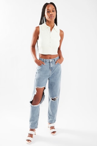 $Gilet sans manches - Blanc