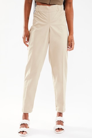 $Chino de maternité taille haute - Beige