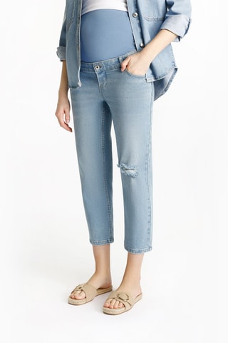 $Jean de maternité 7/8 - Bleu