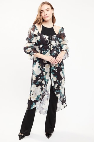 $Blouse longue - Noir
