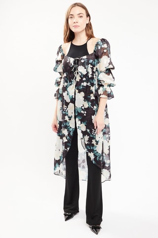 $Blouse longue - Noir