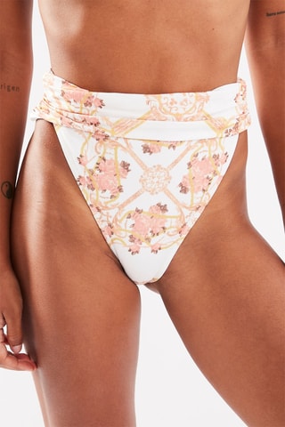 $Bas de maillot taille haute - Blanc