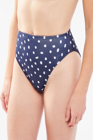 $Bas de maillot taille haute - Bleu marine - Petite