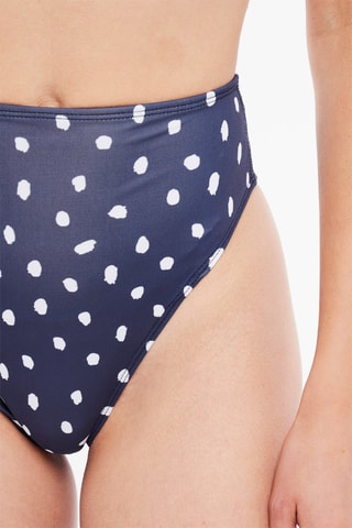 $Bas de maillot taille haute - Bleu marine - Petite