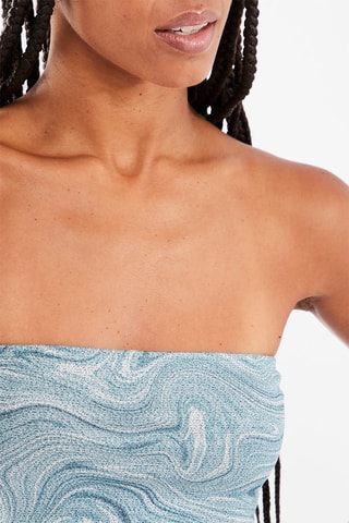 $Crop top bustier - Ciel