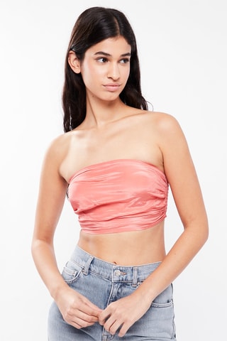 $Crop top bustier - Rose