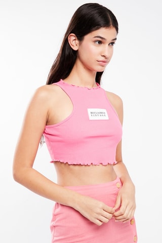 $Crop top - Rose