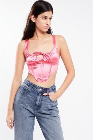 $Crop top - Rose