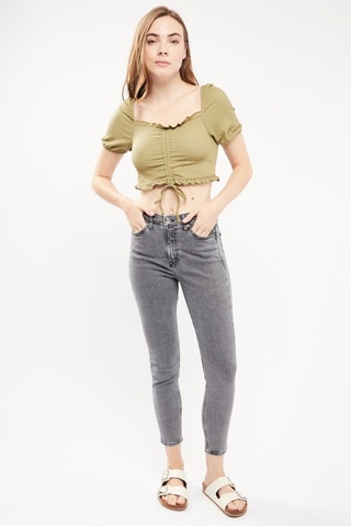 $Crop top - Kaki